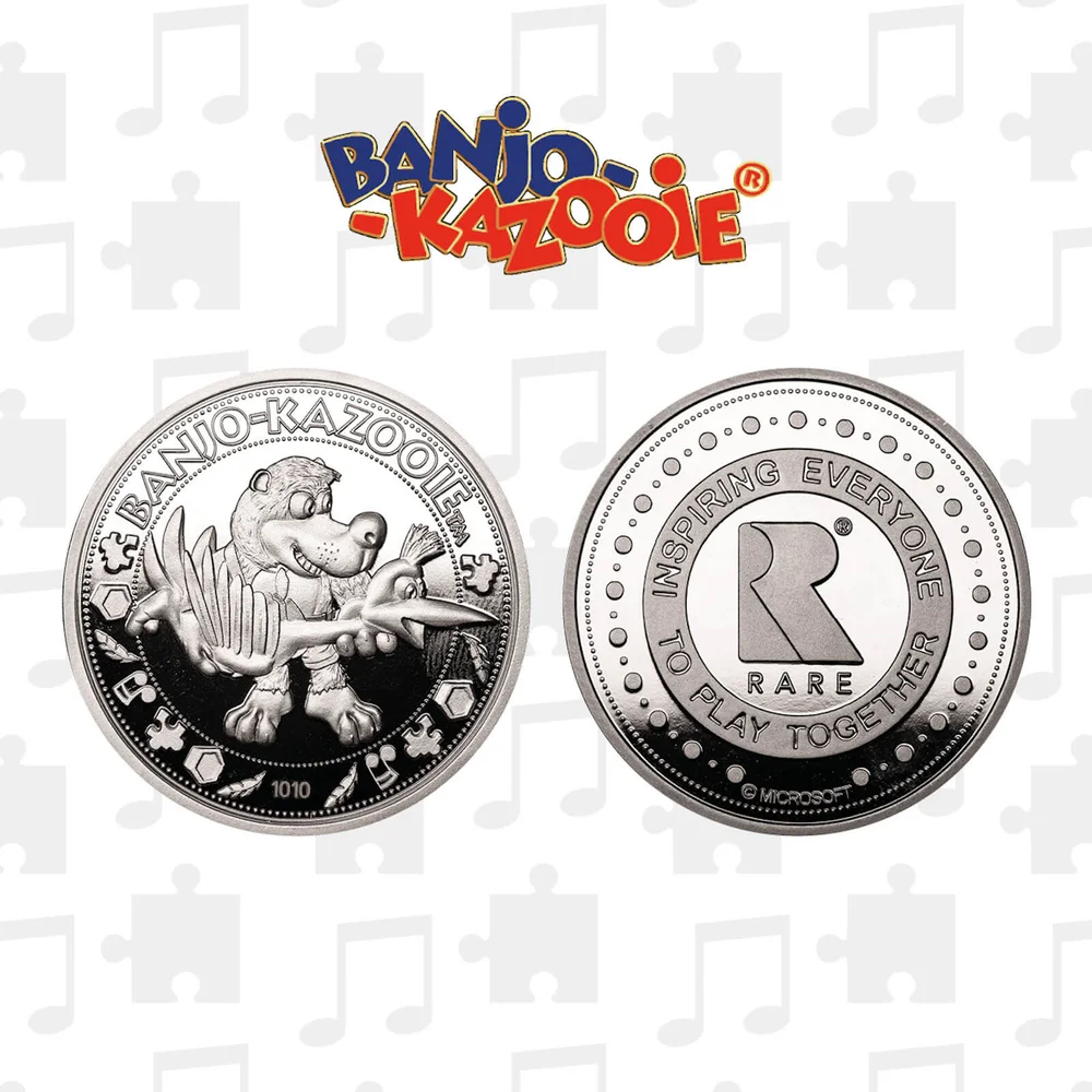 Banjo-Kazooie Sammlermünze in limitierter Auflage: Silbervariante Bild 1