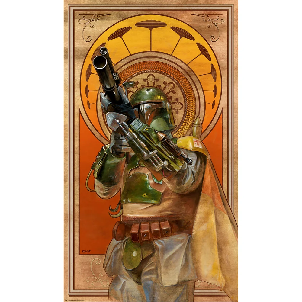 Star Wars: Das Imperium Schlägt Zurück Cloud City Gambit 35 x 61 CM Lithographie Druck Von Lee Kohse Bild 1