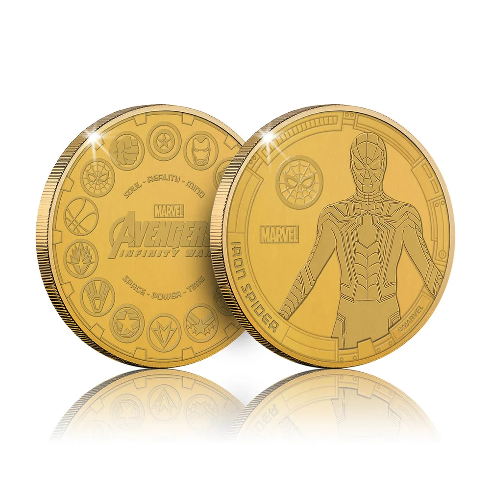 Marvel Infinity War Sammelmünze: Iron Spider - Zavvi Exklusiv (1000 Exemplare) Bild 1