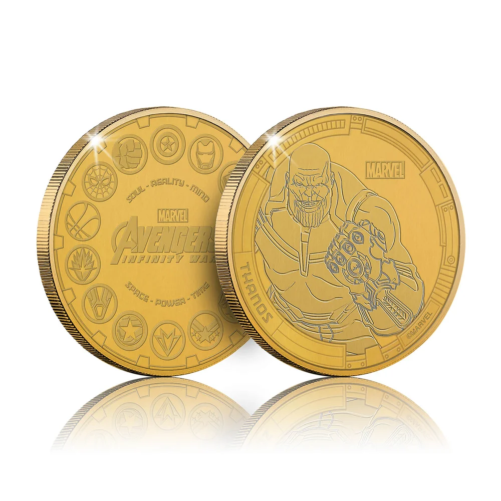Marvel Infinity War Sammelmünze: Thanos - Zavvi Exklusiv (1000 Exemplare) Bild 1