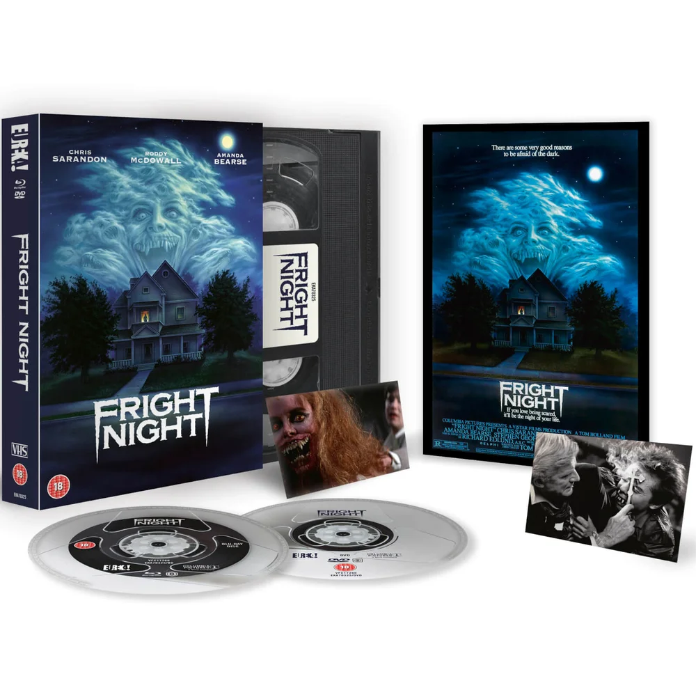 Die rabenschwarze Nacht - Fright Night Zavvi Exklusive VHS Limited Edition Dual Format (Inkl. Blu-ray & DVD) Bild 1