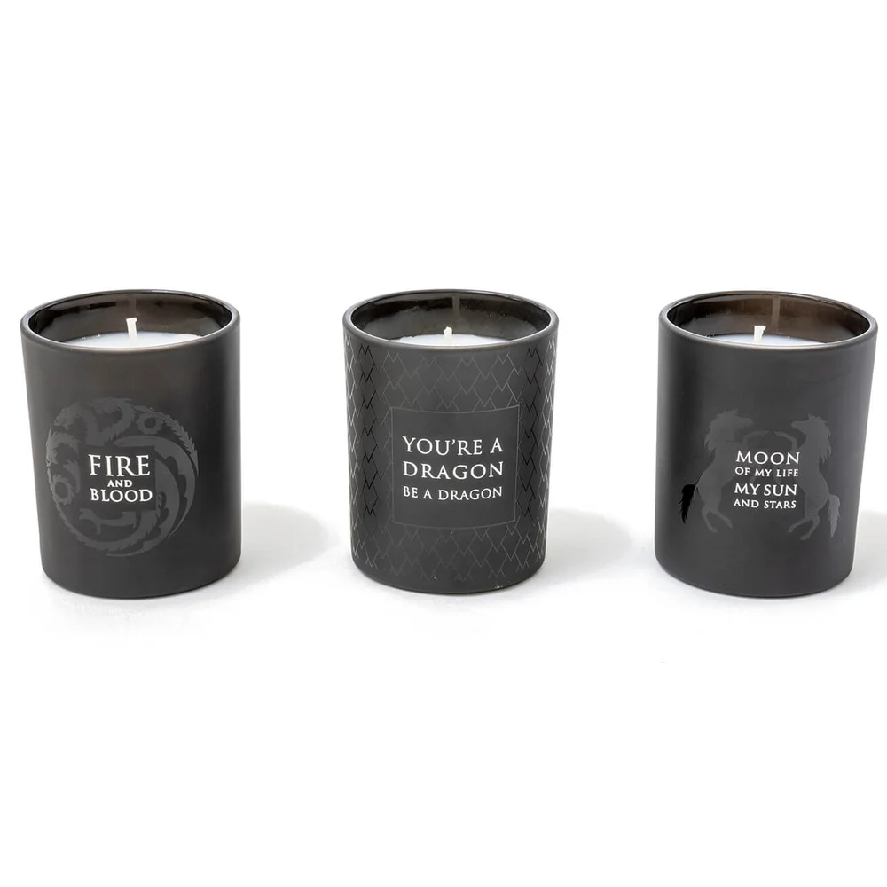 Game of Thrones Glass Candles (Set of 3) Bild 1