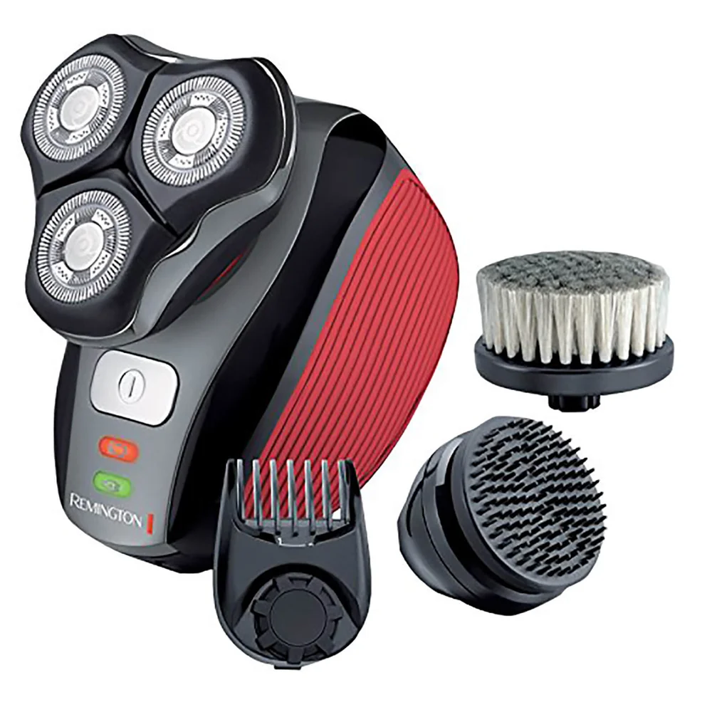 Remington XR1410 Flex360 Rotary Electric Shaver and Groom Kit - Red/Black Bild 1