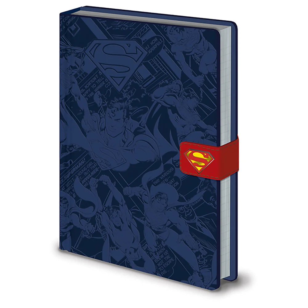 DC Originals (Superman Montage) A5 Premium Notebook Bild 1