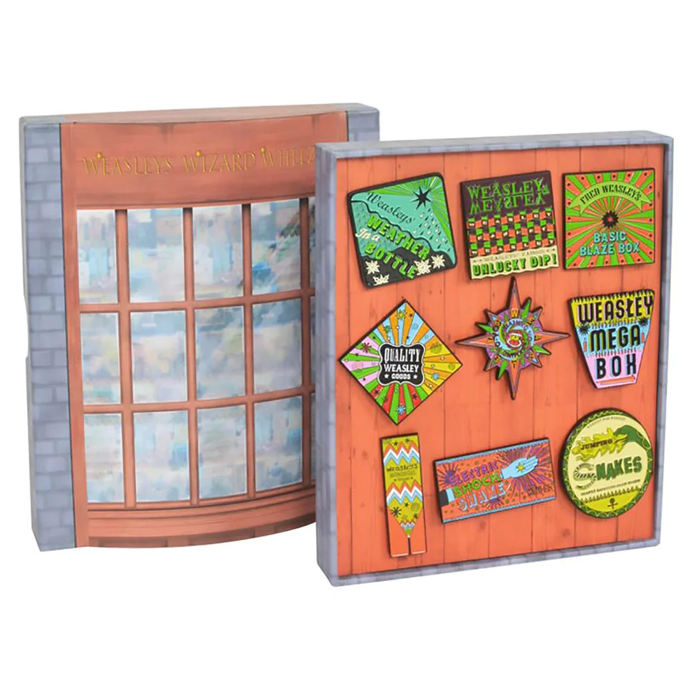 Harry Potter Weasleys Zauberhafte Zauberscherze Ansteckerset Bild 1