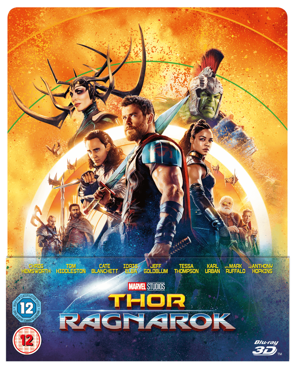 Thor 3: Tag der Entscheidung 3D - Zavvi Exklusives Lentikuläre Edition SteelBook (Inkl. 2D Blu-ray) Bild 1