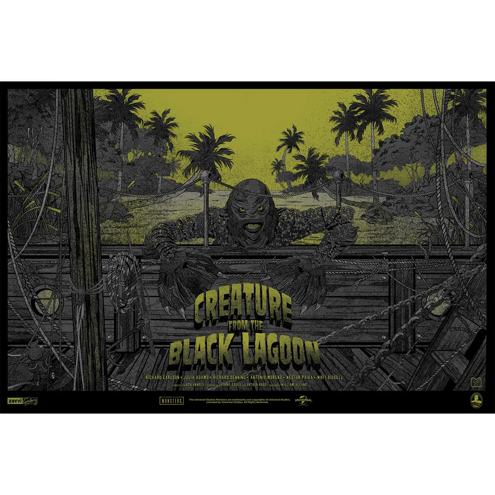 Schrecken Vom Amazonas 61 x 91cm Screenprint Von Germain Mainger - Zavvi Exclusive (Limitiert auf 125 weltweit) Bild 1