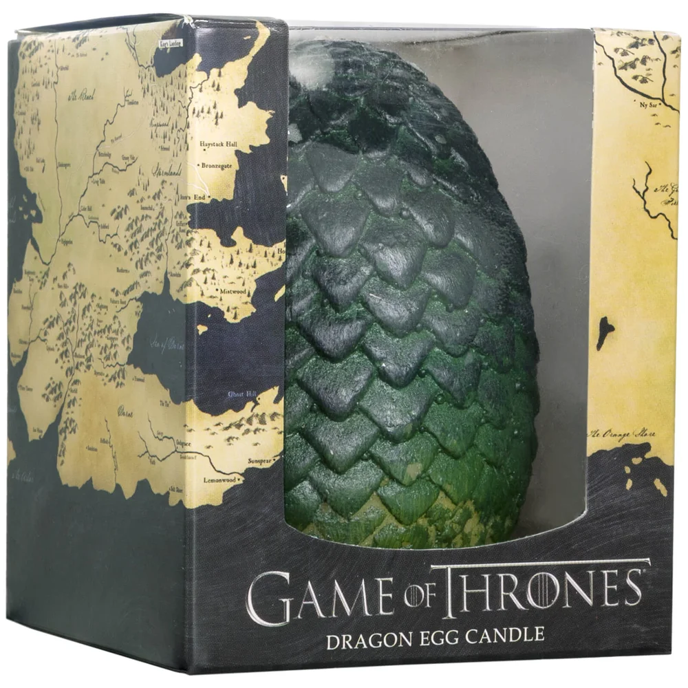 Game of Thrones Kerze Ei - Grün Bild 1