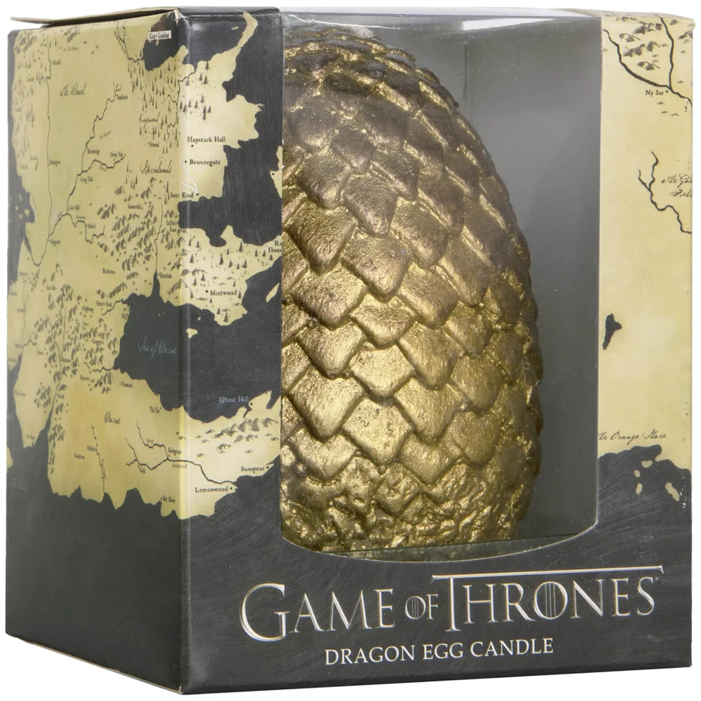 Game of Thrones Geformte Kerze Ei - Gold Bild 1