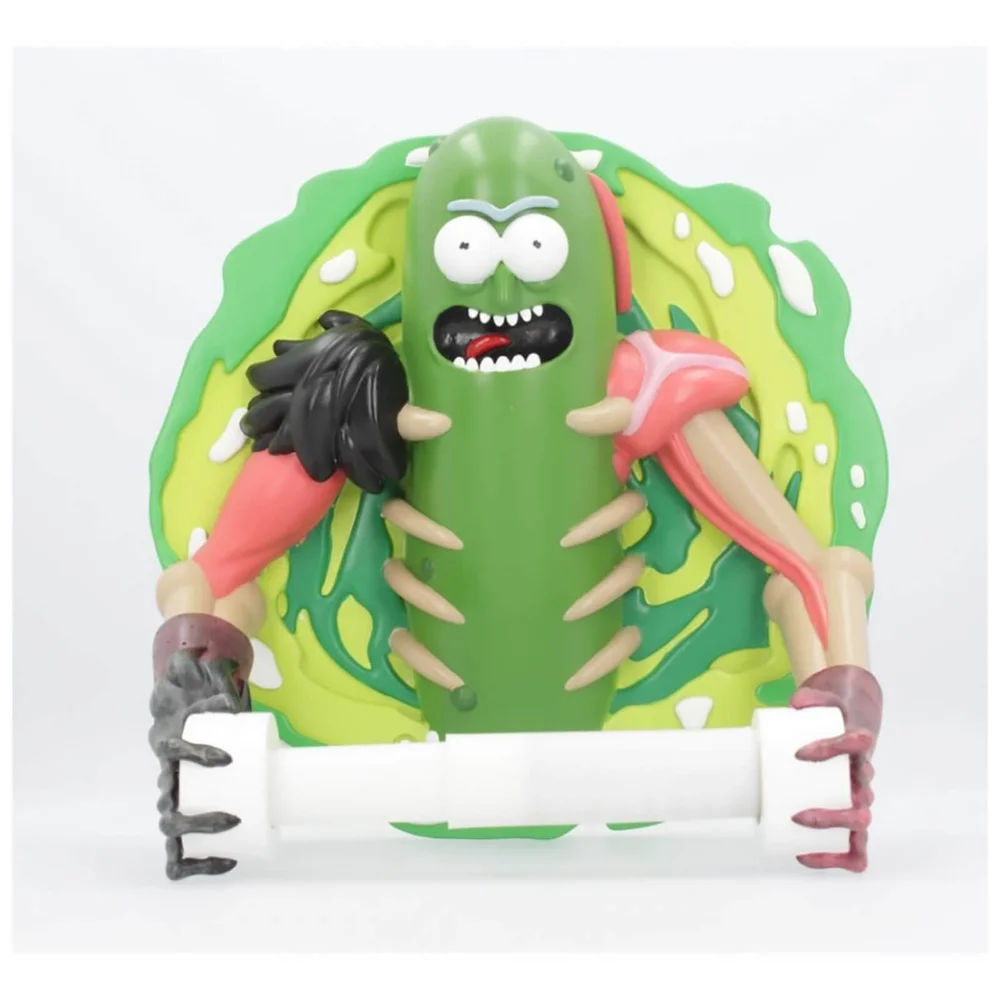 Rick and Morty - Gurken-Rick Toilettenrollenhalter Bild 1