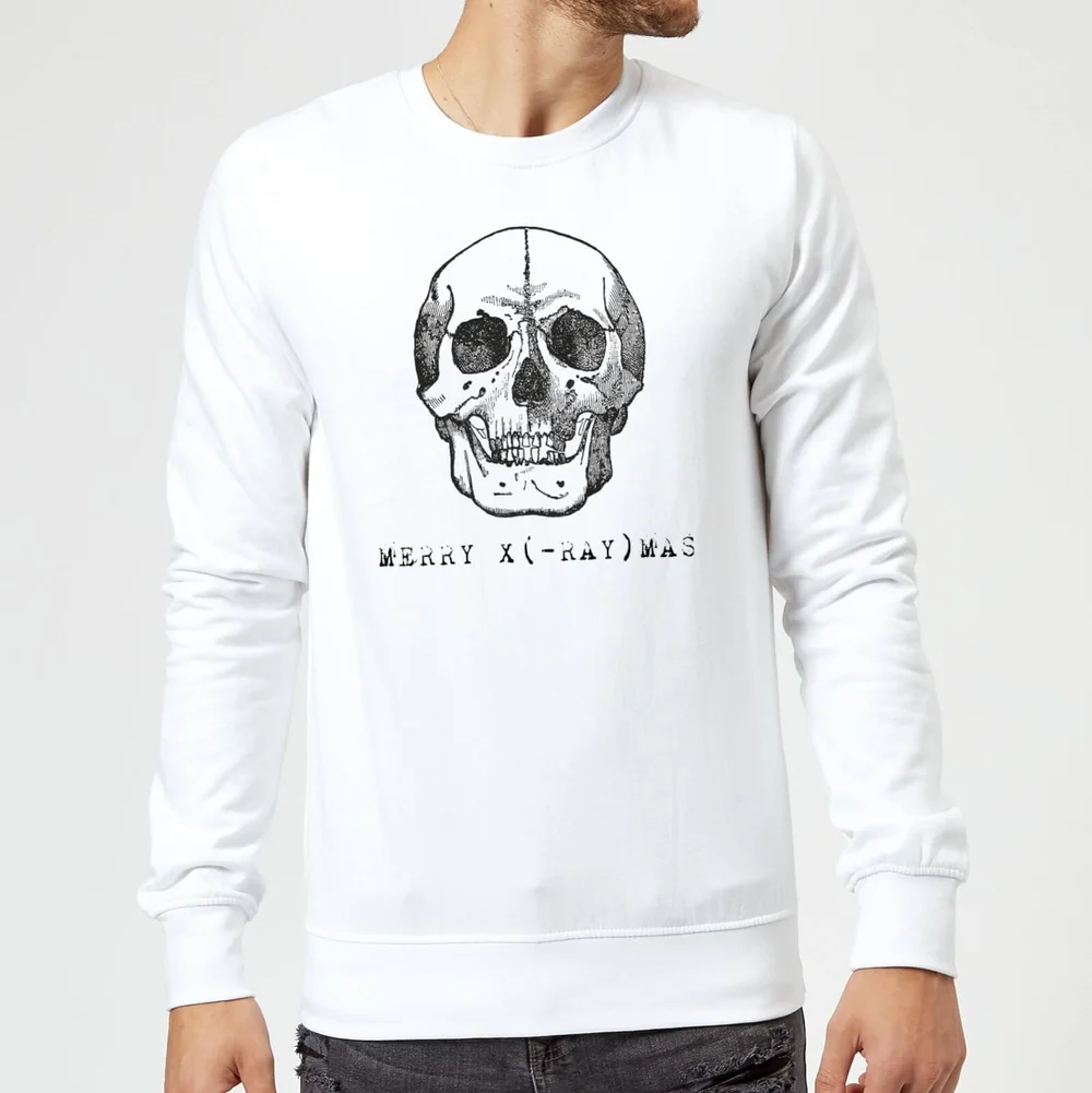 Merry X(-Ray) Mas Christmas Sweatshirt - White - S - Weiß Bild 1