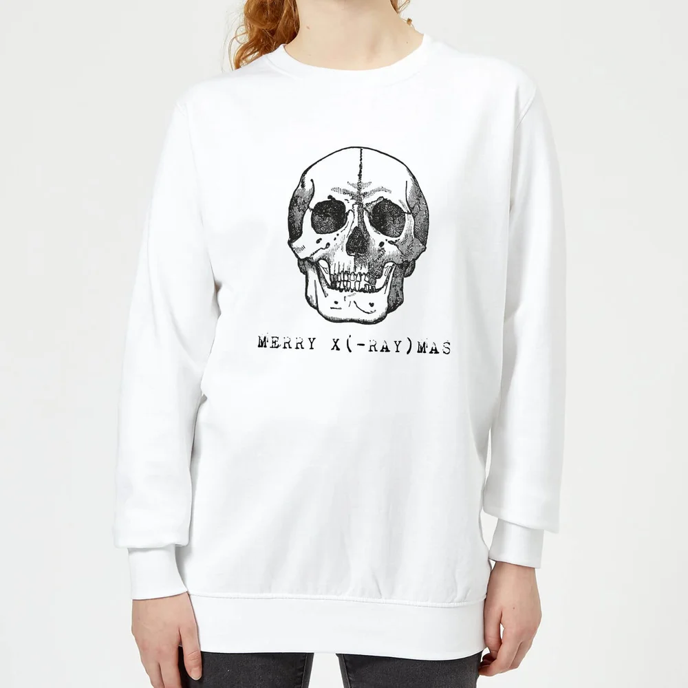Merry X(-Ray) Mas Women's Christmas Sweatshirt - White - XS - Weiß Bild 1