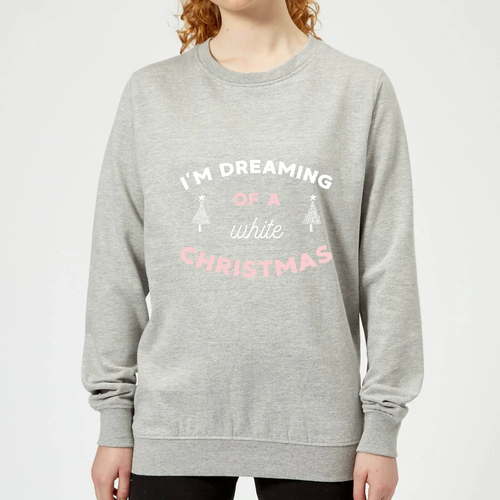 I'm Dreaming Of A White Christmas Women's Christmas Sweatshirt - Grey - XS - Grau Bild 1