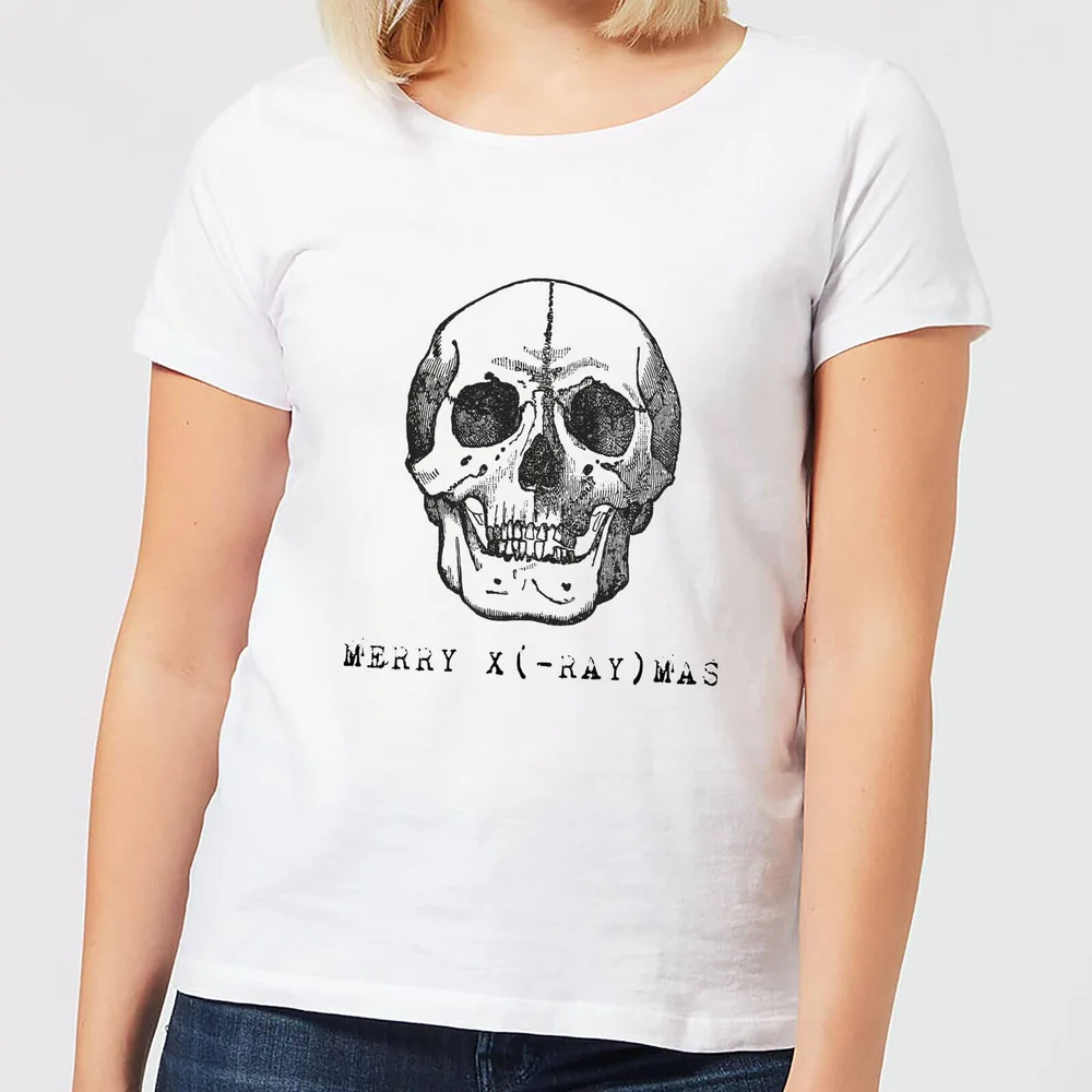 Merry X(-Ray) Mas Women's Christmas T-Shirt - White - XS - Weiß Bild 1