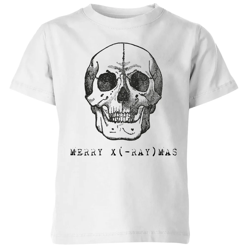 Merry X(-Ray) Mas Kids' Christmas T-Shirt - White - 3-4 Jahre - Weiß Bild 1