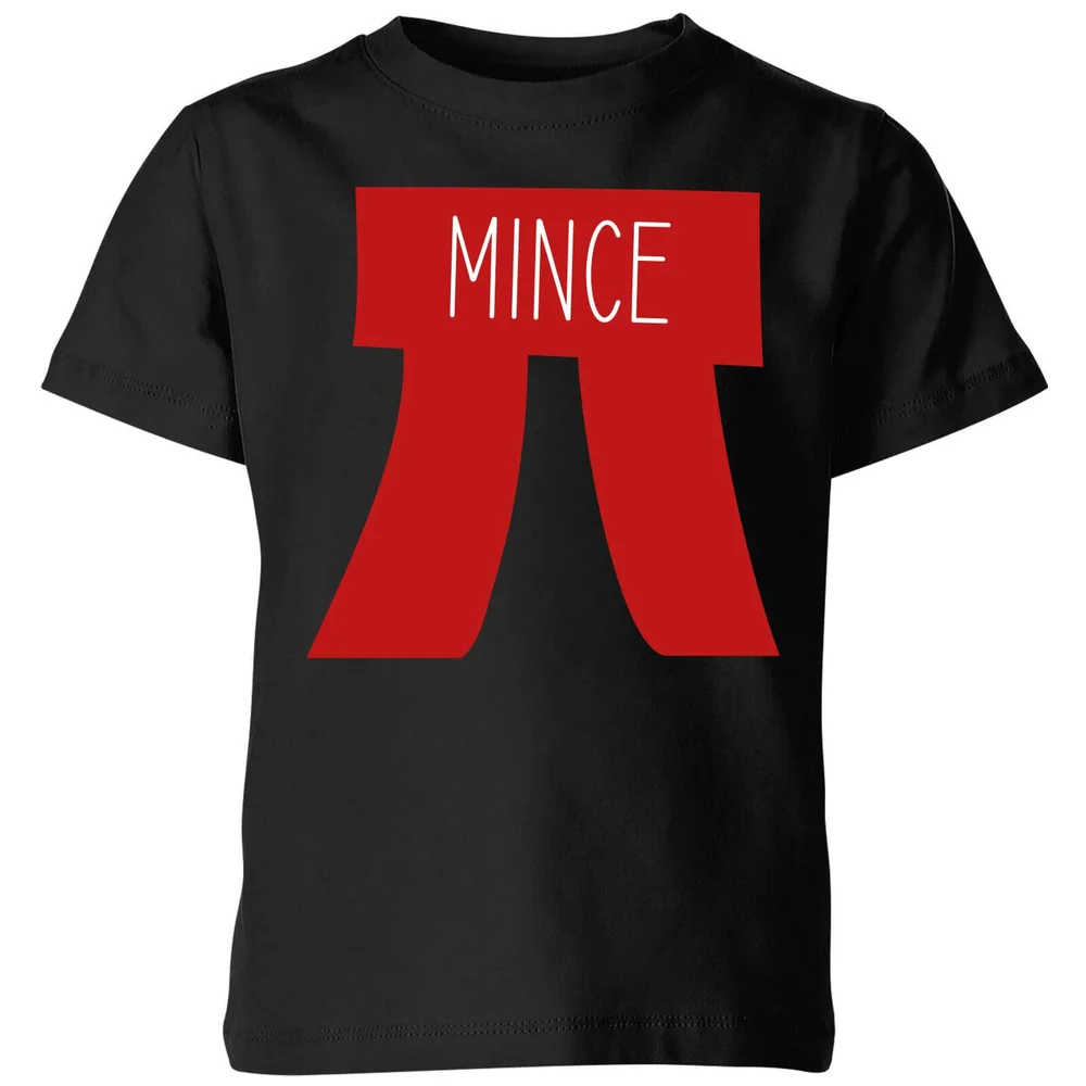 Mince Pi Kids' Christmas T-Shirt - Black - 3-4 Jahre - Schwarz Bild 1