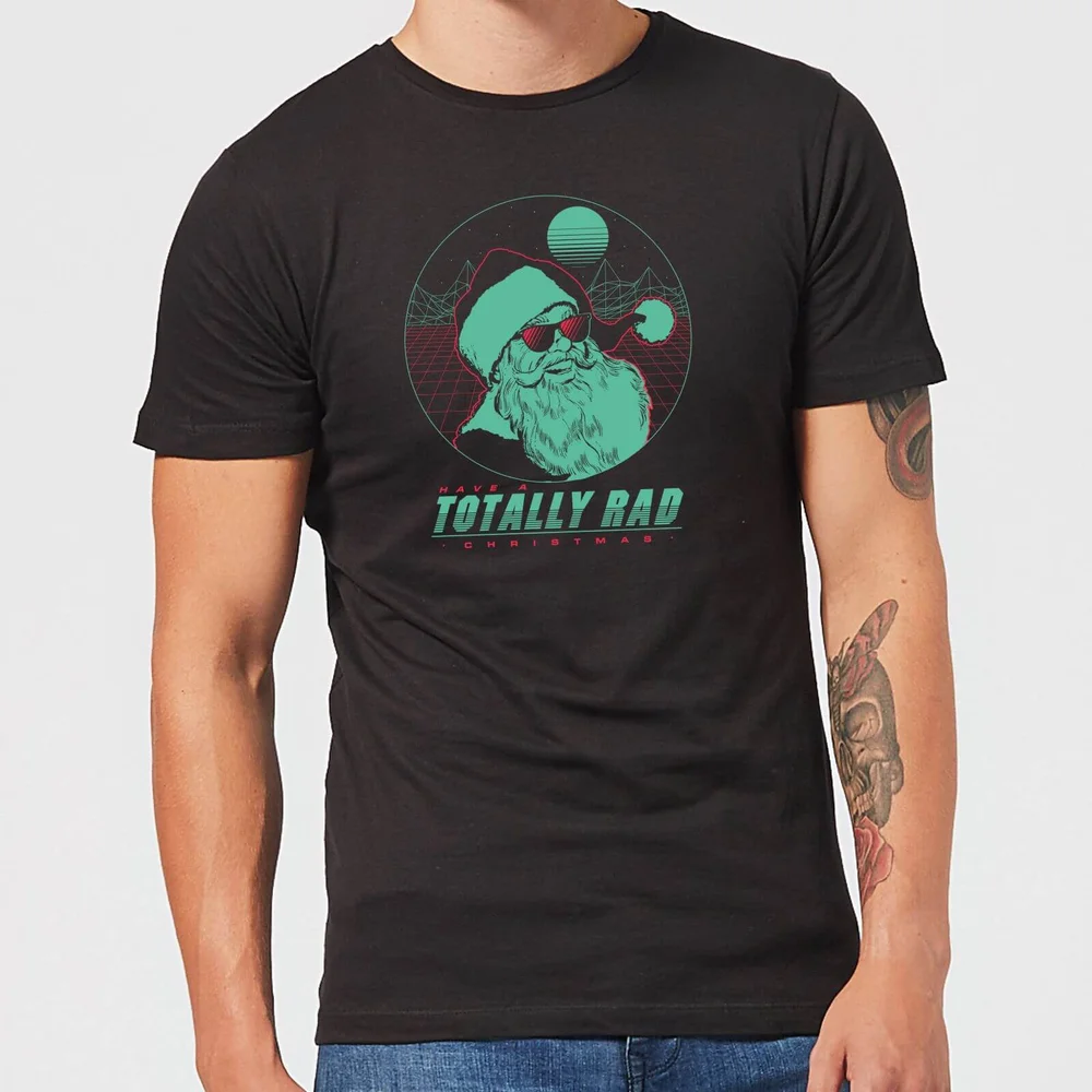 Totally Rad Christmas Men's T-Shirt - Black - S - Schwarz Bild 1