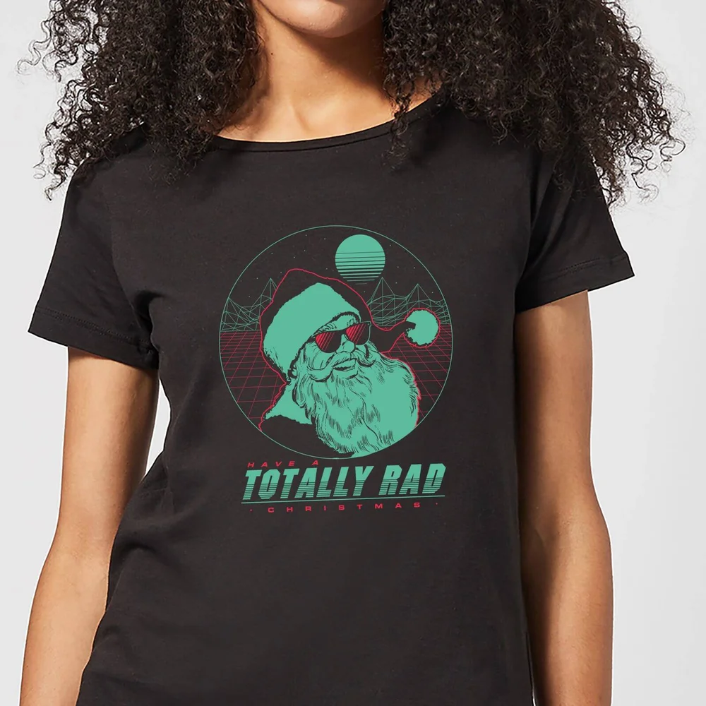 Totally Rad Christmas Women's T-Shirt - Black - 3XL Bild 1