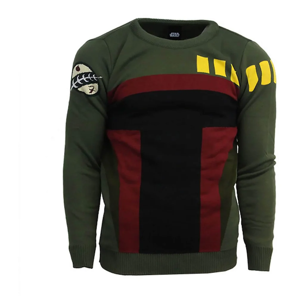 Star Wars Boba Fett Jumper - Green - M - Grün Bild 1
