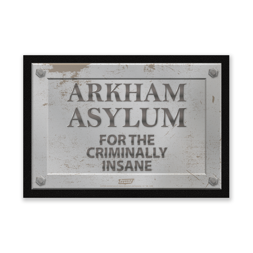 DC Comics Arkham Asylum Entrance Mat Bild 1
