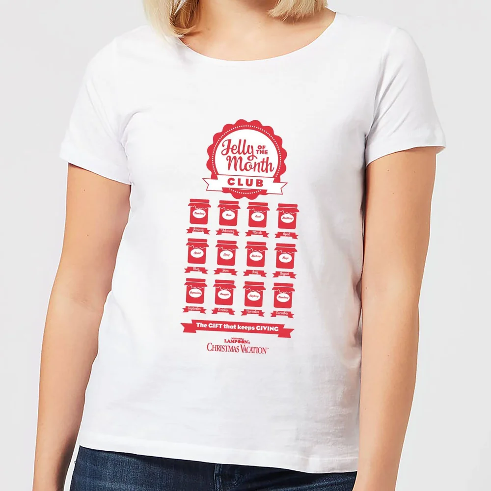 National Lampoon Jelly Of The Month Club Damen Christmas T-Shirt - Weiß - S Bild 1