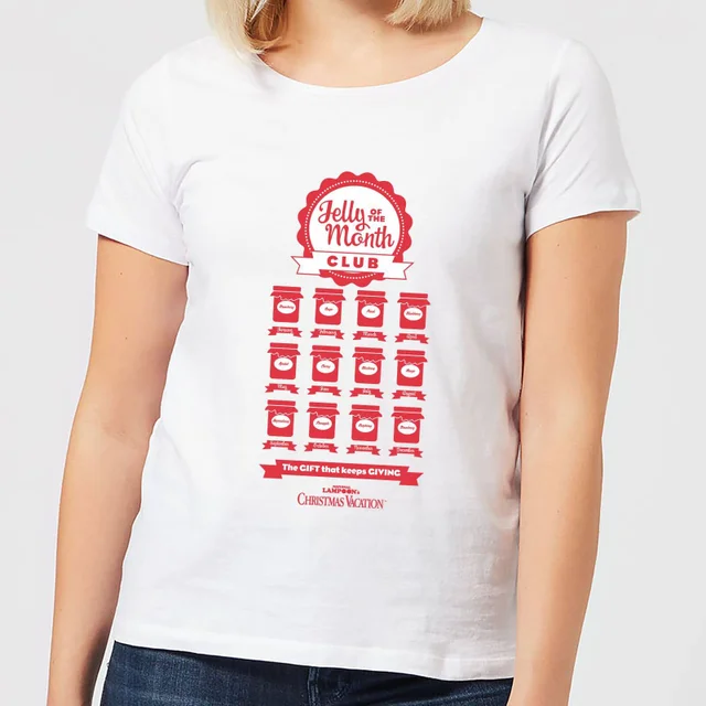 National Lampoon Jelly Of The Month Club Damen Christmas T-Shirt - Weiß