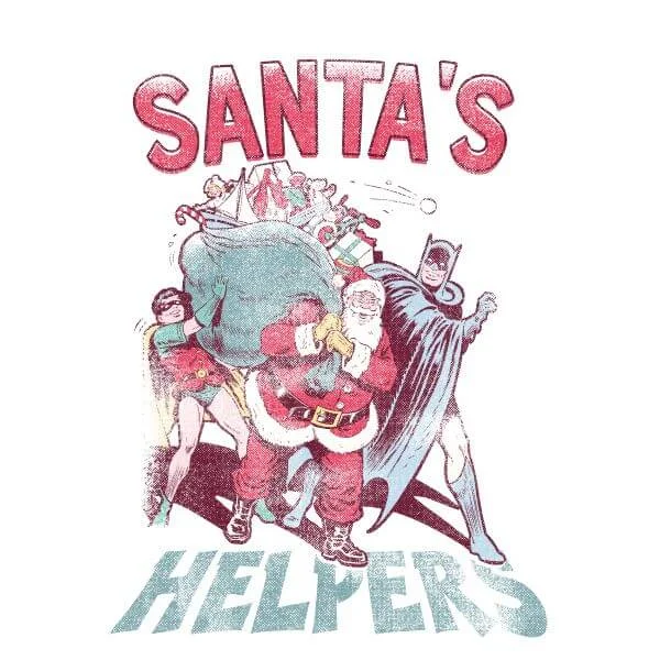 DC Santa's Helpers Damen Christmas T-Shirt - Weiß