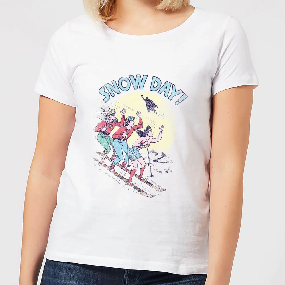 DC Snow Day! Damen Christmas T-Shirt - Weiß - XS Bild 1