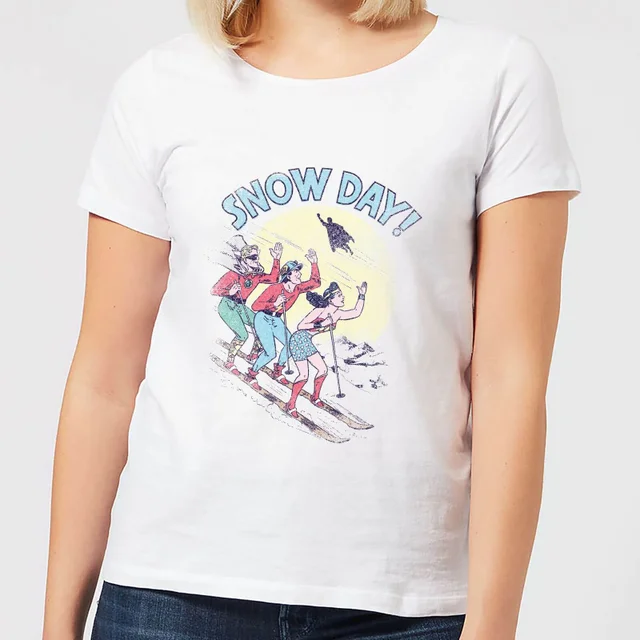 DC Snow Day! Damen Christmas T-Shirt - Weiß