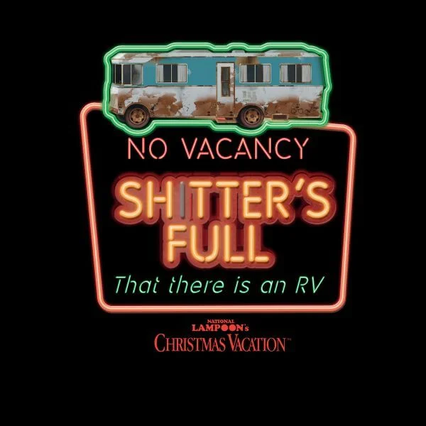 National Lampoon No Vacancy Damen Christmas T-Shirt - Schwarz