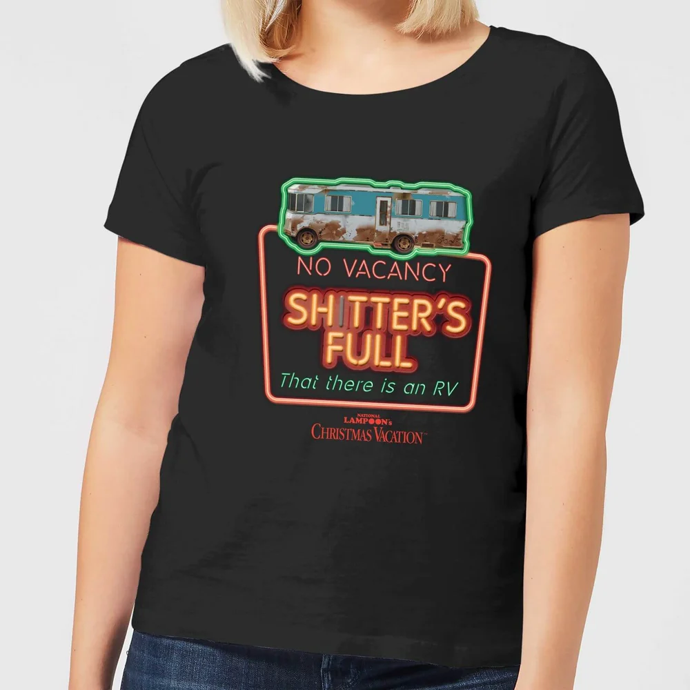 National Lampoon No Vacancy Damen Christmas T-Shirt - Schwarz - S Bild 1