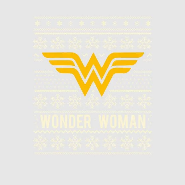 DC Wonder Woman Damen Christmas T-Shirt - Grau