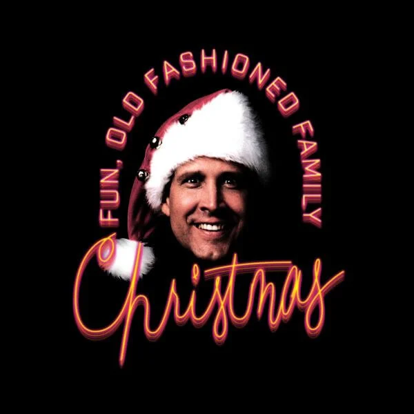 National Lampoon Fun Old Fashioned Family Christmas Damen Christmas T-Shirt - Schwarz