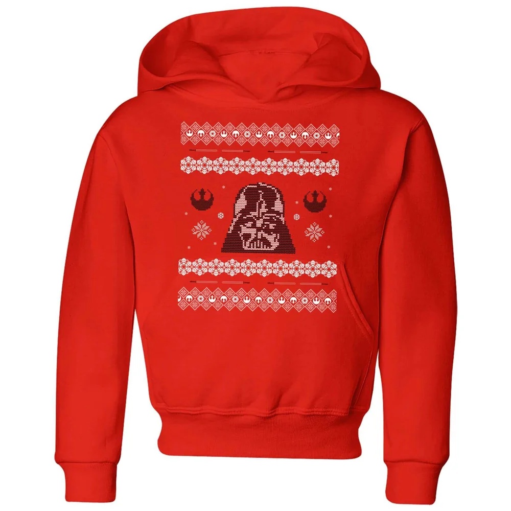 Star Wars Darth Vader Knit Kids' Christmas Hoodie - Red - 3-4 Jahre Bild 1