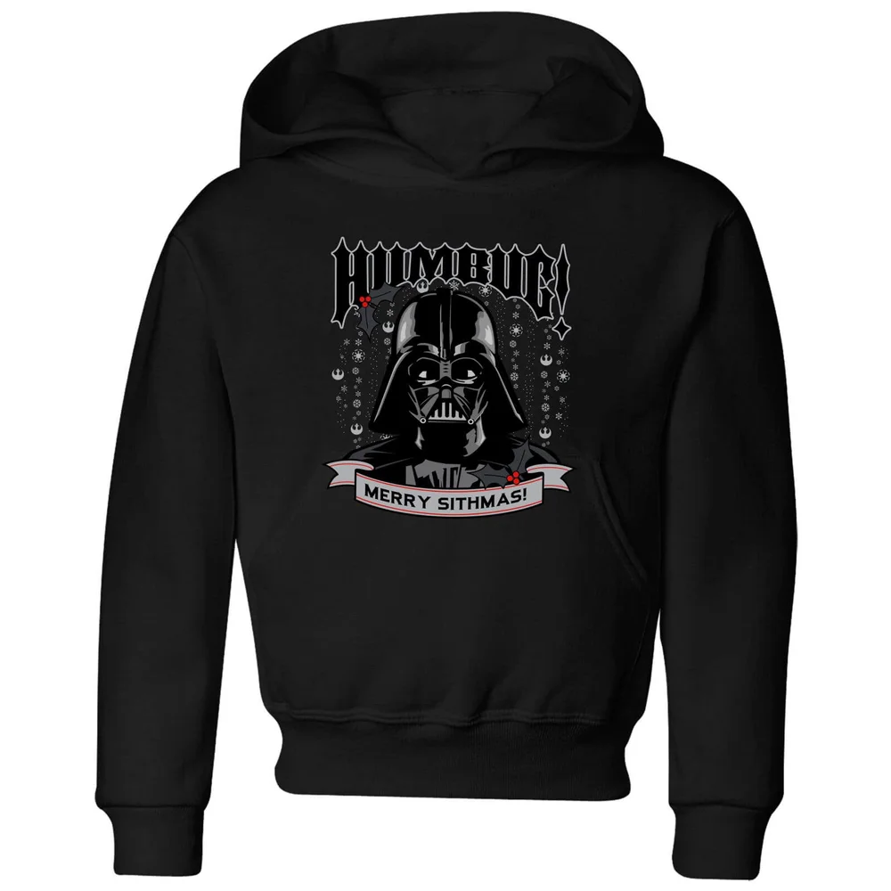 Star Wars Darth Vader Humbug Kids' Christmas Hoodie - Black - 3-4 Jahre Bild 1