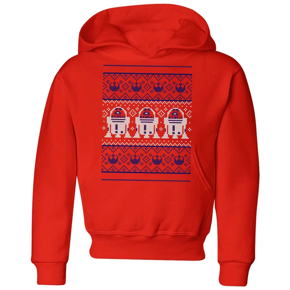 Star Wars R2-D2 Knit Kids' Christmas Hoodie - Red - 3-4 Jahre Bild 1