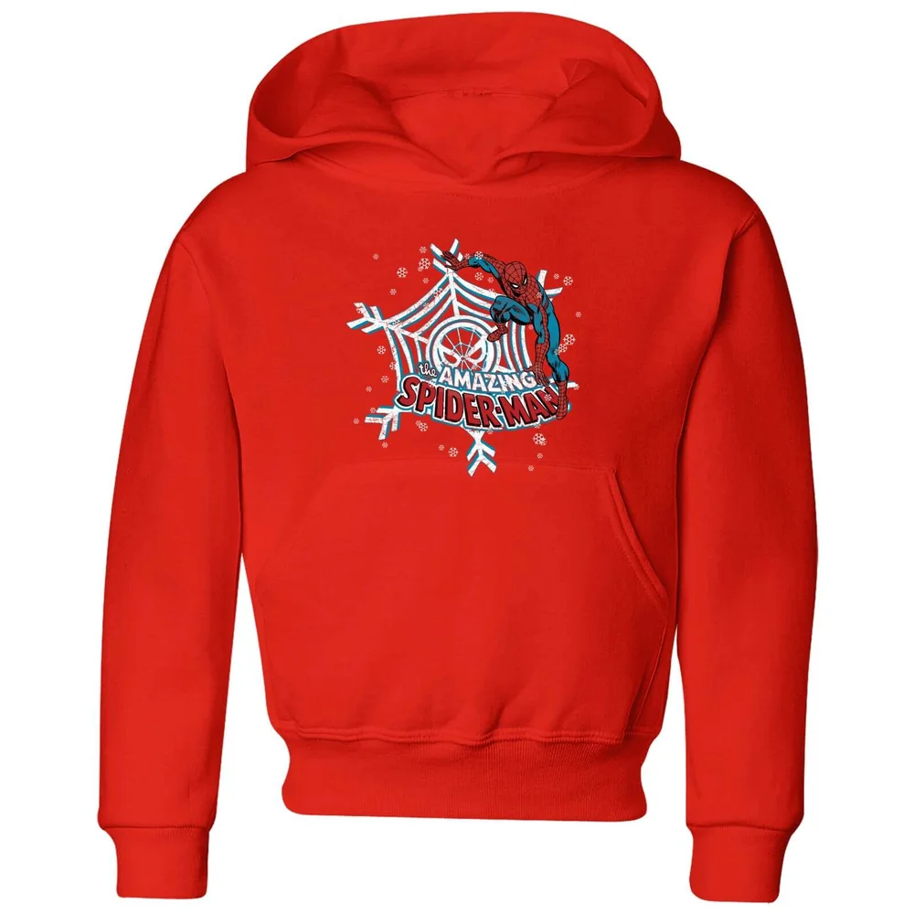 Marvel Spider-Man Kids' Christmas Hoodie - Red - 3-4 Jahre Bild 1