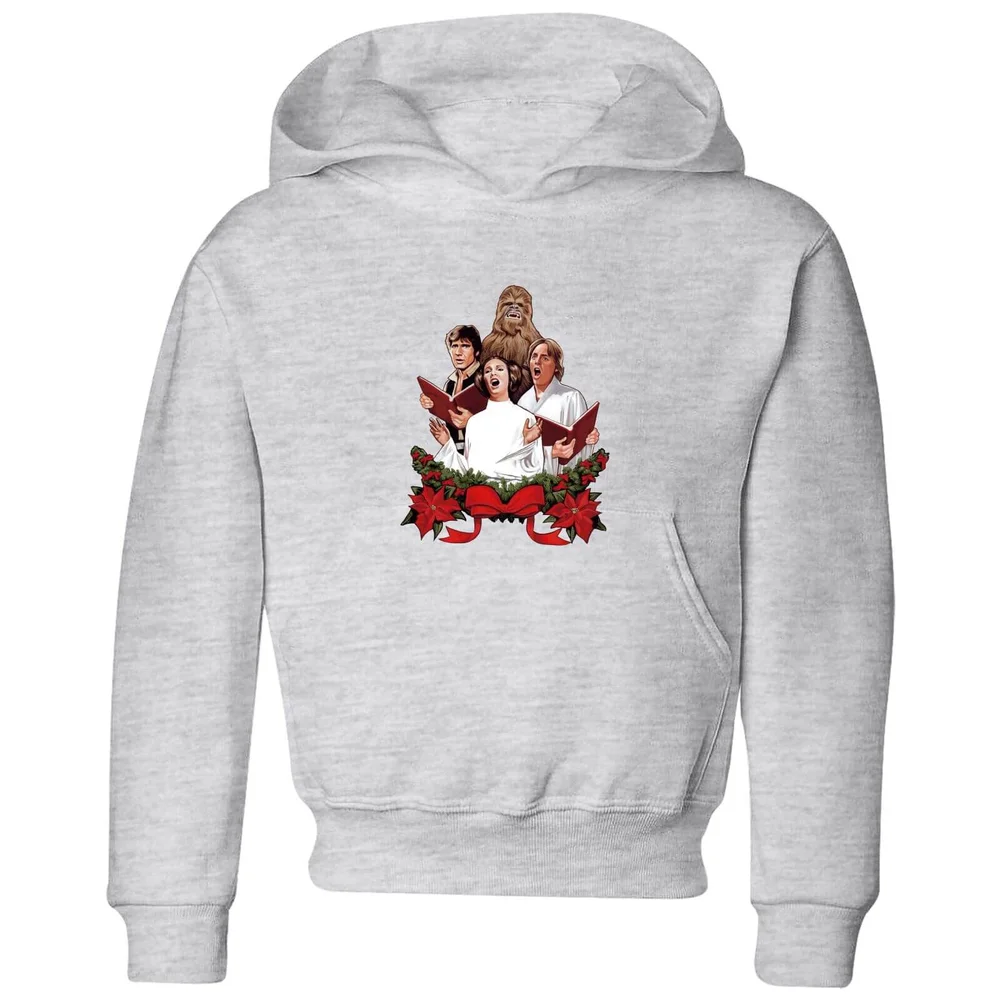 Star Wars Jedi Carols Kids' Christmas Hoodie - Grey - 3-4 Jahre Bild 1