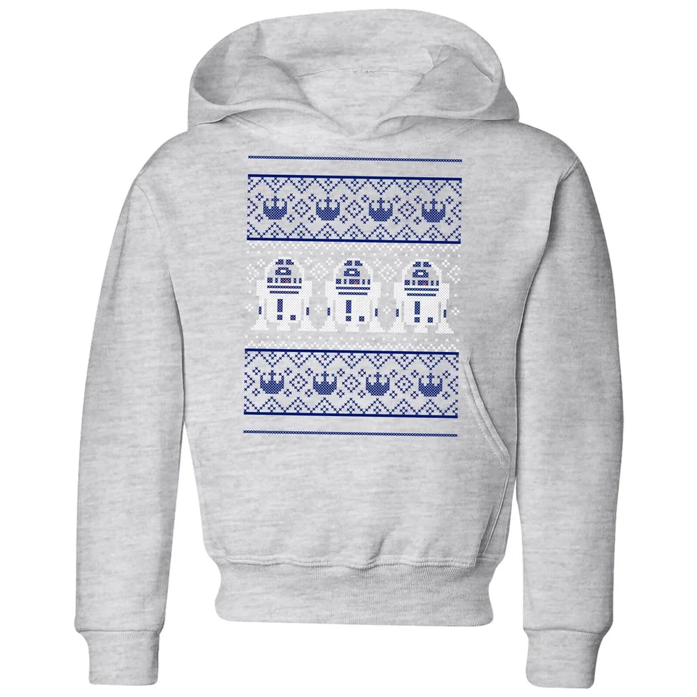 Star Wars R2-D2 Knit Kids' Christmas Hoodie - Grey - 3-4 Jahre Bild 1