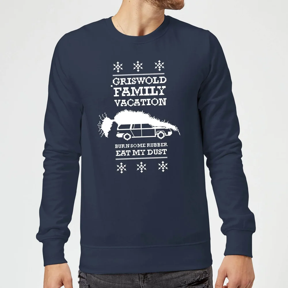 National Lampoon Griswold Vacation Ugly Knit Weihnachtspullover – Navy - S Bild 1