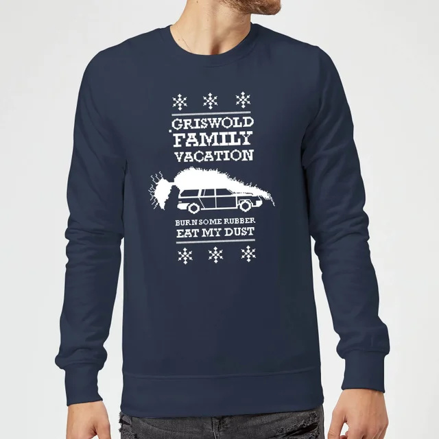 National Lampoon Griswold Vacation Ugly Knit Weihnachtspullover – Navy