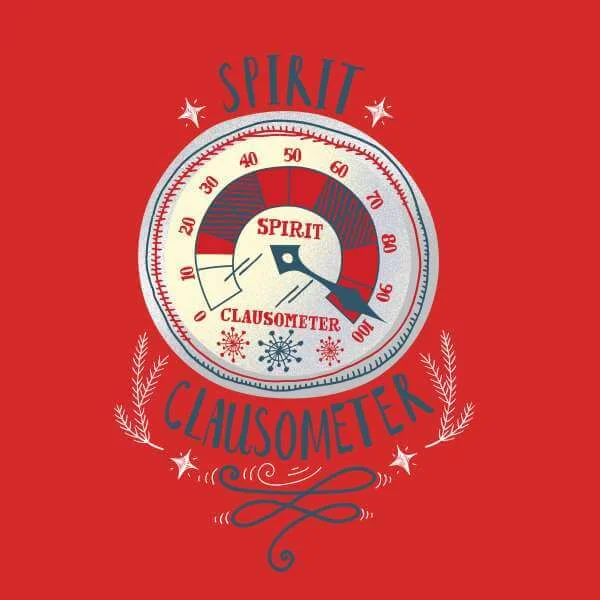 Elf Clausometer Weihnachtspullover – Rot