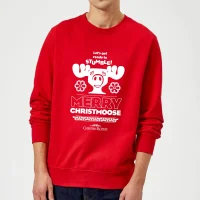 National Lampoon Merry Christmoose Weihnachtspullover – Rot
