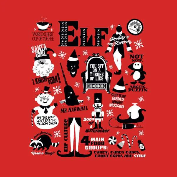 Elf Weihnachtspullover – Rot