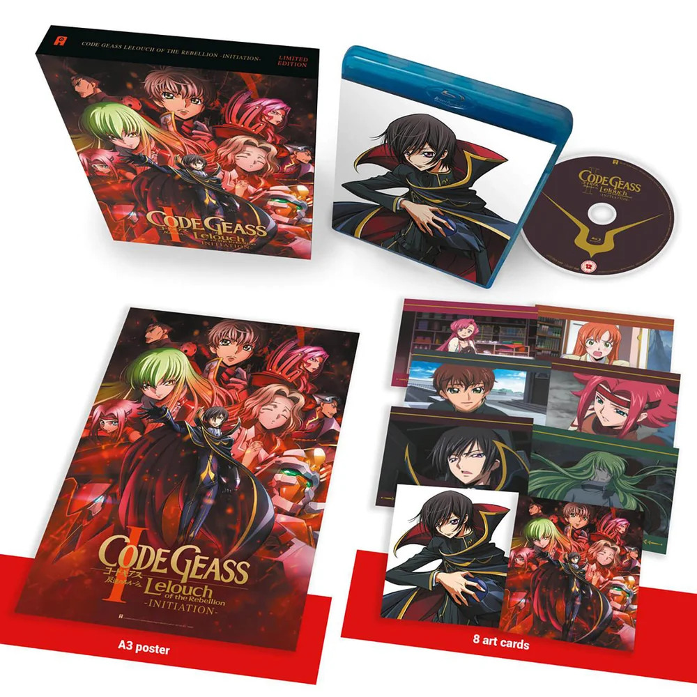 Code Geass: Lelouch of the Rebellion I - Initiation Sammlerausgabe (limitiert auf 500 Exemplare) Blu-ray Bild 1