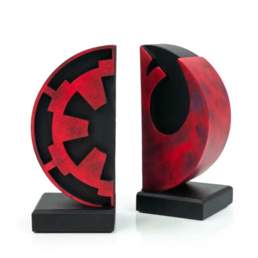 Gentle Giant Star Wars Buchstützen mit Imperial-/Rebel-Logo 15 cm Bild 1