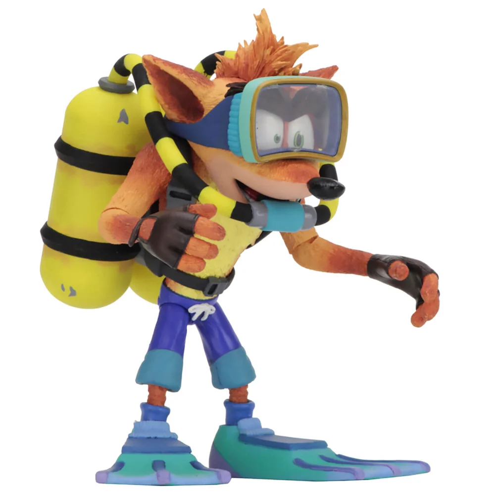 NECA Crash Bandicoot - 7" Action Figure - Deluxe Scuba Crash Bild 1