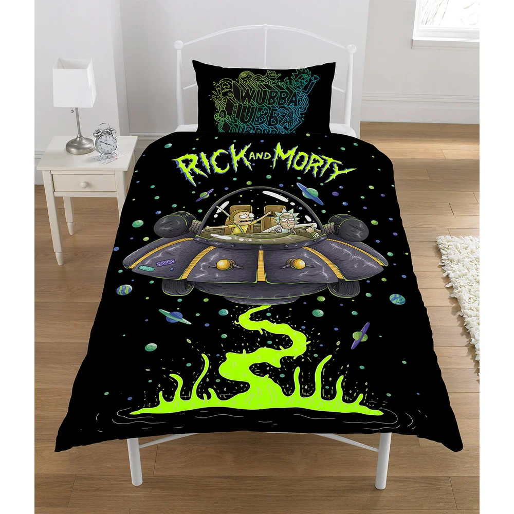 Rick & Morty Spaceship Duvet Set - 1 Stck - Bunt Bild 1
