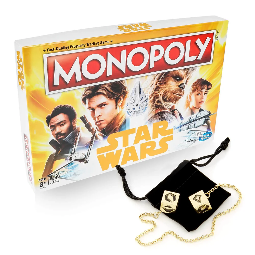 Star Wars Limited Edition Han Solo Collectable Lucky Dice & Solo Monopoly Bundle Bild 1