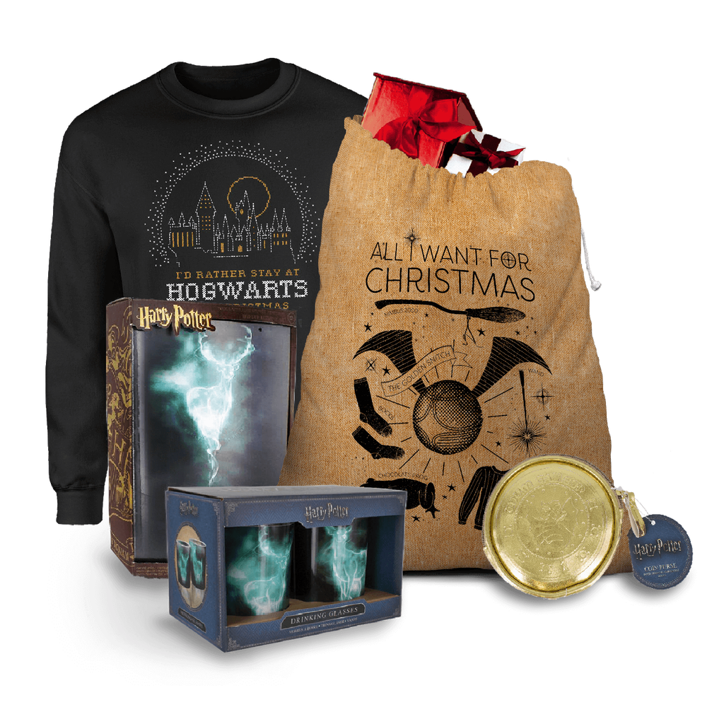 Harry Potter Mega Weihnachtsgeschenke Set - Men's S - Schwarz Bild 1